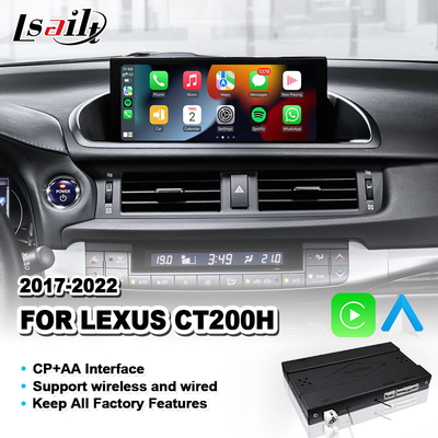 کارپلی بی سیم و رابط اتوماتیک اندروید برای لکسوس CT 200h FSport CT 2017-2022