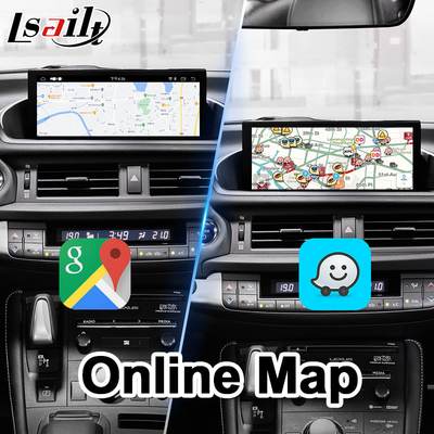 رابط ویدئویی ناوبری اندرویدی Lsailt برای لکسوس CT 200h FSport 2017-2022