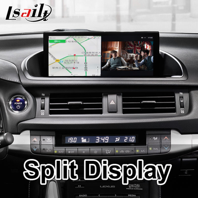رابط ویدئویی ناوبری اندرویدی Lsailt برای لکسوس CT 200h FSport 2017-2022