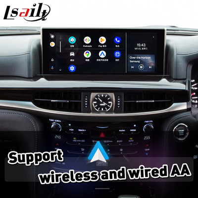 رابط سی پی بی سیم AA اندروید Auto Carplay برای لکسوس LX 450d 570 570s VDJ200 J200 2016-2021