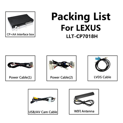رابط سی پی بی سیم AA اندروید Auto Carplay برای لکسوس LX 450d 570 570s VDJ200 J200 2016-2021