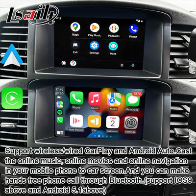 رابط Apple Carplay بی‌سیم برای Pathfinder R51 D40 Navara 08IT با Android Auto، بلوتوث، وای‌فای، YouTube Music