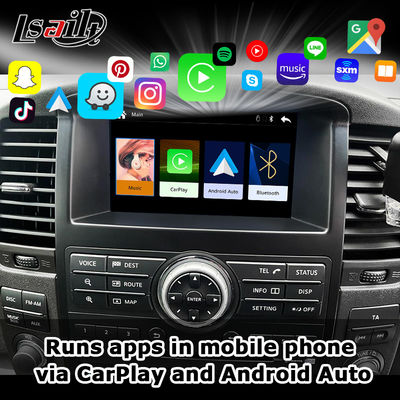 رابط Apple Carplay بی‌سیم برای Pathfinder R51 D40 Navara 08IT با Android Auto، بلوتوث، وای‌فای، YouTube Music
