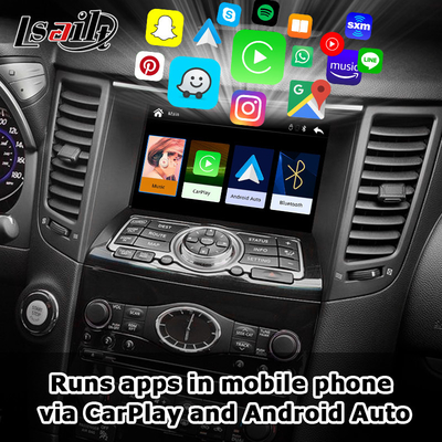 رابط کارپلی Lsailt برای اینفینیتی QX70 FX50 FX35 FX37 2011-2018 Android Auto Decoder، نصب پین به پین