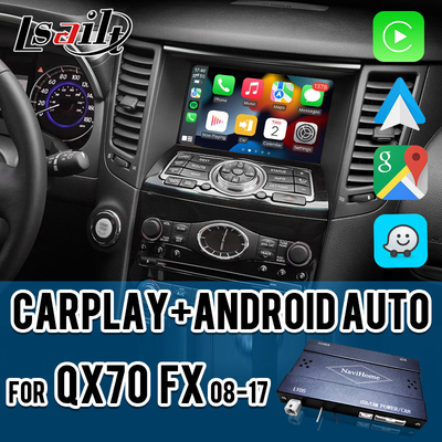 رابط کارپلی Lsailt برای اینفینیتی QX70 FX50 FX35 FX37 2011-2018 Android Auto Decoder، نصب پین به پین