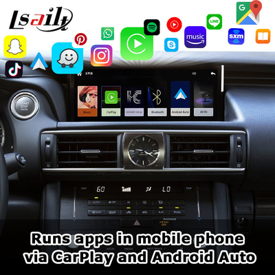 پین به پین رابط کارپلی اپل برای لکسوس IS IS250 IS350 IS300 IS200t 2013-2021 اندروید Auto Decoder، Mirror Link