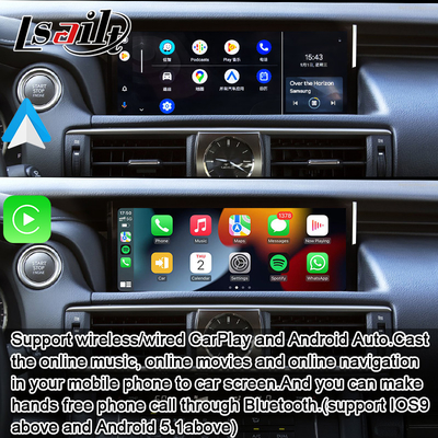 پین به پین رابط کارپلی اپل برای لکسوس IS IS250 IS350 IS300 IS200t 2013-2021 اندروید Auto Decoder، Mirror Link