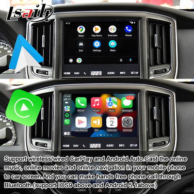 Lsailt CarPlay اندروید رابط ویدیویی چند رسانه ای برای تویوتا تاج، بدون آسیب نصب، با یوتیوب، نت فلکس