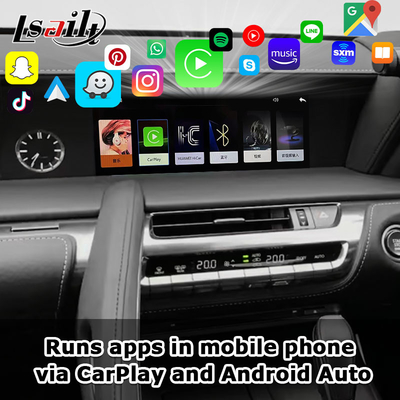 رابط کارپلی بی سیم صفحه نمایش OEM یکپارچه برای لکسوس LX570 LX460d 2016-2021 رابط ویدئویی اتوماتیک اندروید