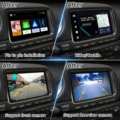 رابط کار پلی بی سیم برای GT-R GTR R35 2011-2017 شامل اندروید اتو، ناوبری GPS، دوربین عقب