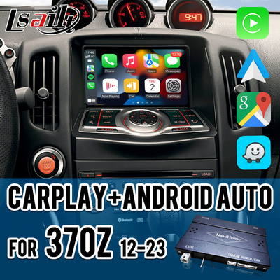 Lsailt Carplay Interface Box برای نیسان 370Z 2010-2020 پشتیبانی خودکار اندروید فرمان صوتی، کنترل فرمان