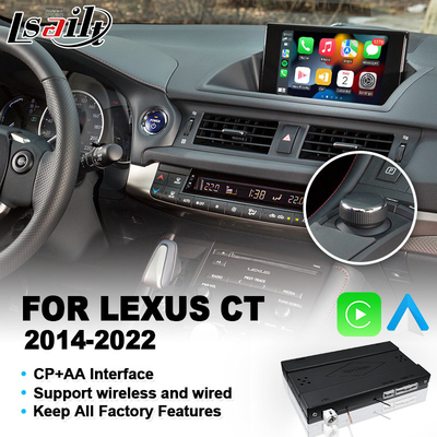 Navihome Carplay Interface Box برای لکسوس CT200h CT 200h F کنترل دکمه ورزشی 2014-2022