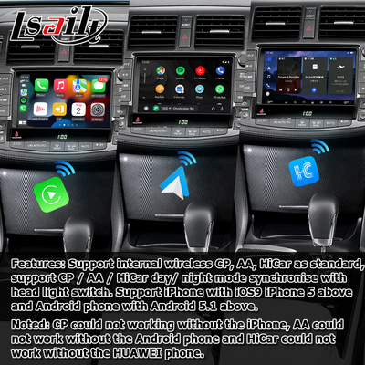 تویوتا کرون GRS204 URS206 UZS207 S200 اندروید بی سیم Carplay اندروید اتو 8+128GB توسط کوالکام