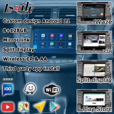تویوتا کرون GRS204 URS206 UZS207 S200 اندروید بی سیم Carplay اندروید اتو 8+128GB توسط کوالکام