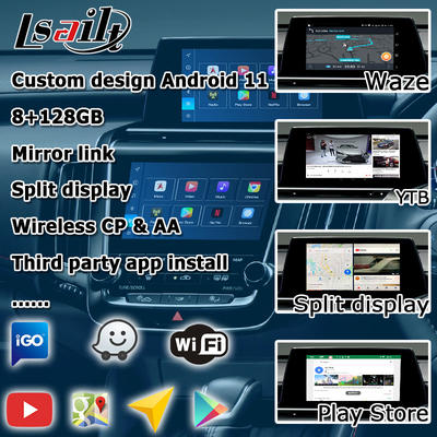 تویوتا تاج S220 اندروید چند رسانه ای بی سیم carplay اندروید اتوماتیک توسط کوالکام 8 + 128GB