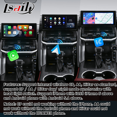 تویوتا لند کروزر LC300 ارتقاء سبک کارخانه اندروید رابط ویدیویی اندروید carplay اندروید اتوماتیک