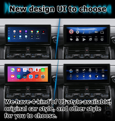 تویوتا لند کروزر LC300 ارتقاء سبک کارخانه اندروید رابط ویدیویی اندروید carplay اندروید اتوماتیک