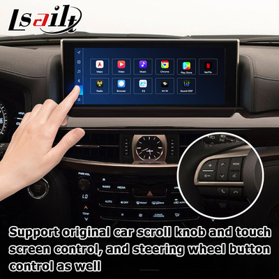 لکسوس LX570 LX450d رابط ویدیویی اندروید پشتیبانی از carplay اندروید اتوماتیک کوالکام 8+128GB اندروید 11