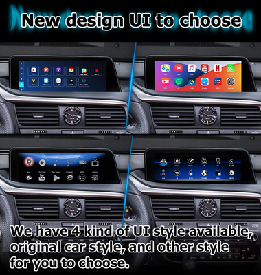 لکسوس RX 8+128GB جعبه رابط چند رسانه ای آندروید کوالکام RX350 RX450h RX300 RX200t