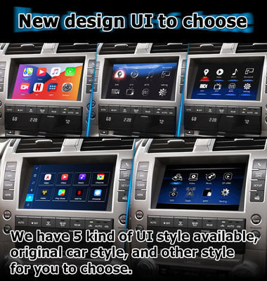 رابط ویدیویی چندرسانه‌ای لکسوس GX460 اندروید 13 Carplay اندروید اتو