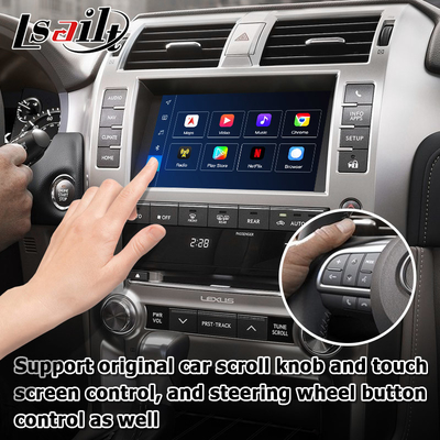 لکسوس GX460 اندروید چند رسانه ای Carplay اندروید رابط ویدیویی خودکار