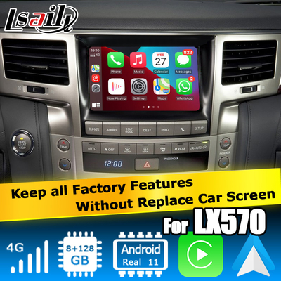لکسوس LX570 2013-2015 اندروید رابط ویدیویی مبتنی بر کوالکام 8+128GB اندروید 11