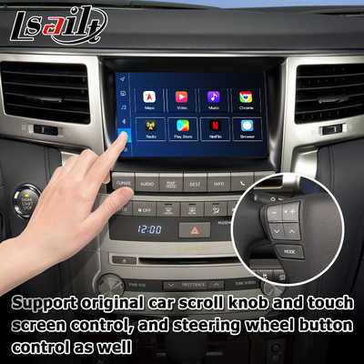 لکسوس LX570 2013-2015 اندروید رابط ویدیویی مبتنی بر کوالکام 8+128GB اندروید 11