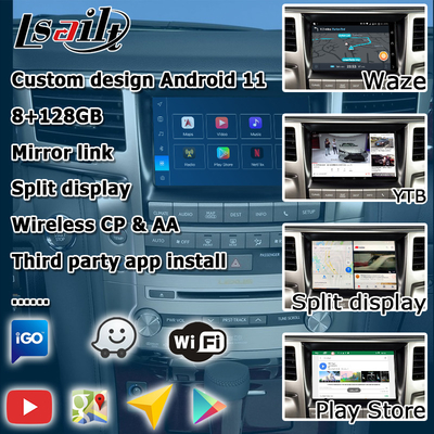 لکسوس LX570 2013-2015 اندروید رابط ویدیویی مبتنی بر کوالکام 8+128GB اندروید 11