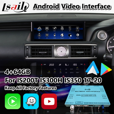 Lsailt اندروید کارپلی رابط برای لکسوس IS200T IS300H IS350 IS300 F ورزش AWD IS XE30 2017-2020