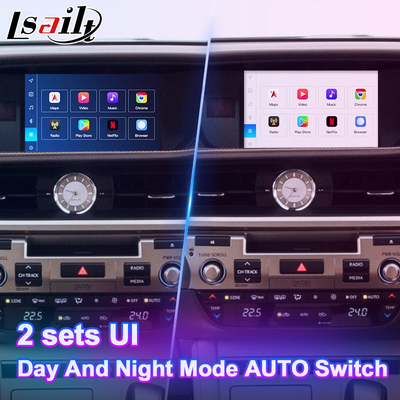 8+128GB Lsailt اندروید رابط ویدیویی ناوبری برای لکسوس ES 350 300h 250 200 XV60 کنترل ماوس 2012-2018