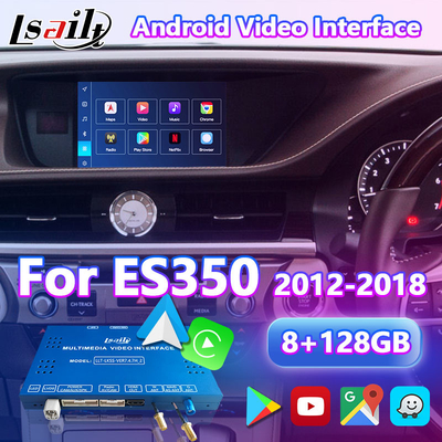 8+128GB Lsailt اندروید رابط ویدیویی ناوبری برای لکسوس ES 350 300h 250 200 XV60 کنترل ماوس 2012-2018