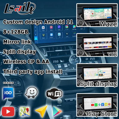 پایه کوالکام اندروید 13 8+128GB لکسوس NX300 NX300h NX200t اندروید کارپلی رابط ویدیویی