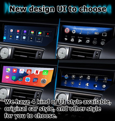 لکسوس IS300 IS200t IS350 اندروید 11 رابط ویدیویی carplay اندروید اتوبوکس مبتنی بر کوالکام