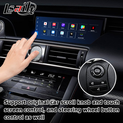 لکسوس IS300 IS200t IS350 اندروید 11 رابط ویدیویی carplay اندروید اتوبوکس مبتنی بر کوالکام
