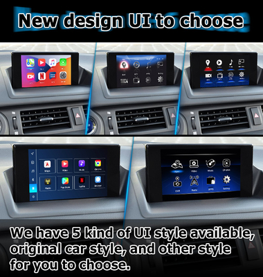 لکسوس CT200h اندروید 11 رابط ویدیویی carplay اندروید اتوماتیک پایه بر روی کوالکام 8+128GB