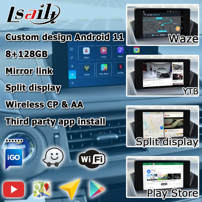 لکسوس CT200h اندروید 11 رابط ویدیویی carplay اندروید اتوماتیک پایه بر روی کوالکام 8+128GB