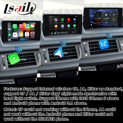 لکسوس CT200h اندروید 11 رابط ویدیویی carplay اندروید اتوماتیک پایه بر روی کوالکام 8+128GB