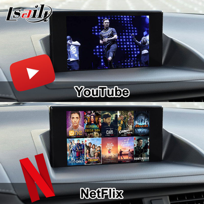 رابط ویدیویی اندرویدی Lsailt Wireless CarPlay برای لکسوس CT CT200H 2014-2017 پشتیبانی دانلود اپلیکیشن ها، نت فلکس، یوتیوب