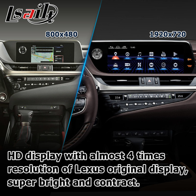 ارتقاء Lexus ES300h صفحه لمسی 12.3" اندروید اتوماتیک کارپلی توسط Lsailt