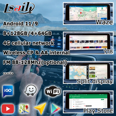 HD 12.3 اینچ ارتقاء صفحه نمایش اندروید برای لکسوس RX350 RX450h Lsailt اندروید Auto Carplay