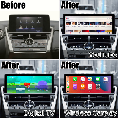 NX300 NX300h لکسوس اندروید صفحه نمایش بزرگ 10.25 اینچ اندروید ارتقاء کارپلی