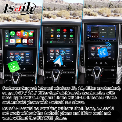رابط کارپلی GPS، رابط جعبه ناوبری اندروید 11 8+128GB برای اینفینیتی Q50 / Q60