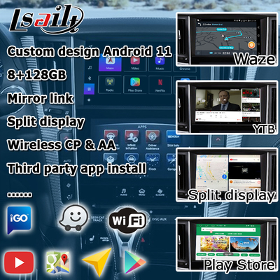 رابط کارپلی GPS، رابط جعبه ناوبری اندروید 11 8+128GB برای اینفینیتی Q50 / Q60