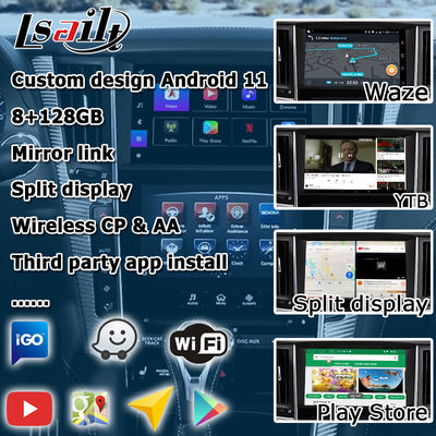 رابط کارپلی GPS، رابط جعبه ناوبری اندروید 13 8+128GB برای اینفینیتی Q50 / Q60