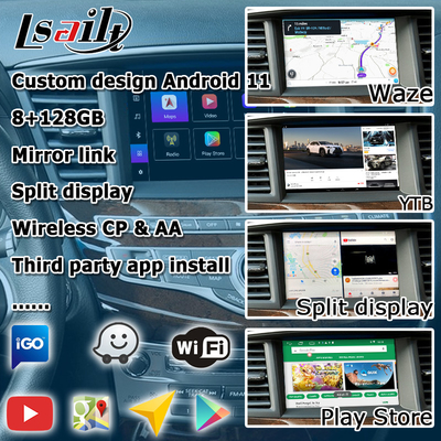 اینفینیتی QX60 GPS اندروید اتوماتیک سیستم ناوبری Carplay رابط چند رسانه ای اندروید 11 8+128GB