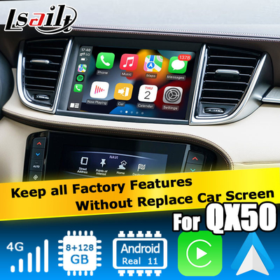 کارپلی ناوبری اندروید ناوبری رابط ویدیویی اینفینیتی QX50 2018