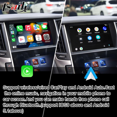 Lsailt اندروید ماژول اطلاعات تفریحی برای اینفینیتی Q50 Q60 2014-2020 رابط کار پلی، جعبه ناوبری اندروید