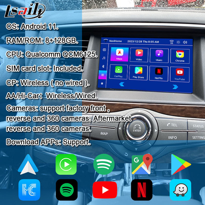 Lsailt Smart Infotainment Module برای سیستم های یکپارچه سازی چند رسانه ای خودرو Nissan Patrol 2017-2019 شامل CarPlay