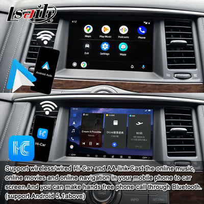 Lsailt Smart Infotainment Module برای سیستم های یکپارچه سازی چند رسانه ای خودرو Nissan Patrol 2017-2019 شامل CarPlay