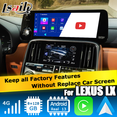 لکسوس LX600 LX700h 2022 اندروید رابط ویدیویی چند رسانه ای مبتنی بر کوالکام 6125 8+128 اندروید 13